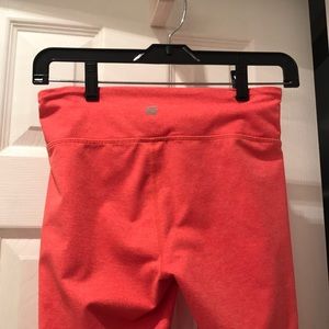 Fabletics coral leggings
